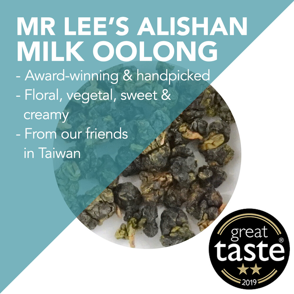 *Award-Winning* Mr Lee&#39;s Handpicked Alishan High Mountain Milk Oolong