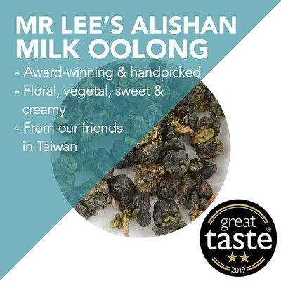 *Award-Winning* Mr Lee's Handpicked Alishan High Mountain Milk Oolong