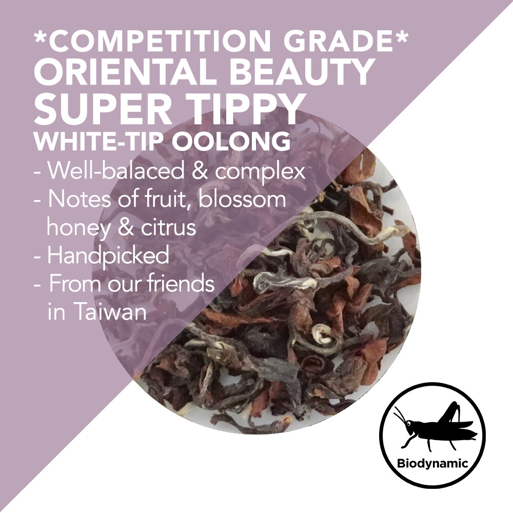 *Competition Grade* Oriental Beauty Tea – Super Tippy White-tip Oolong - Handpicked