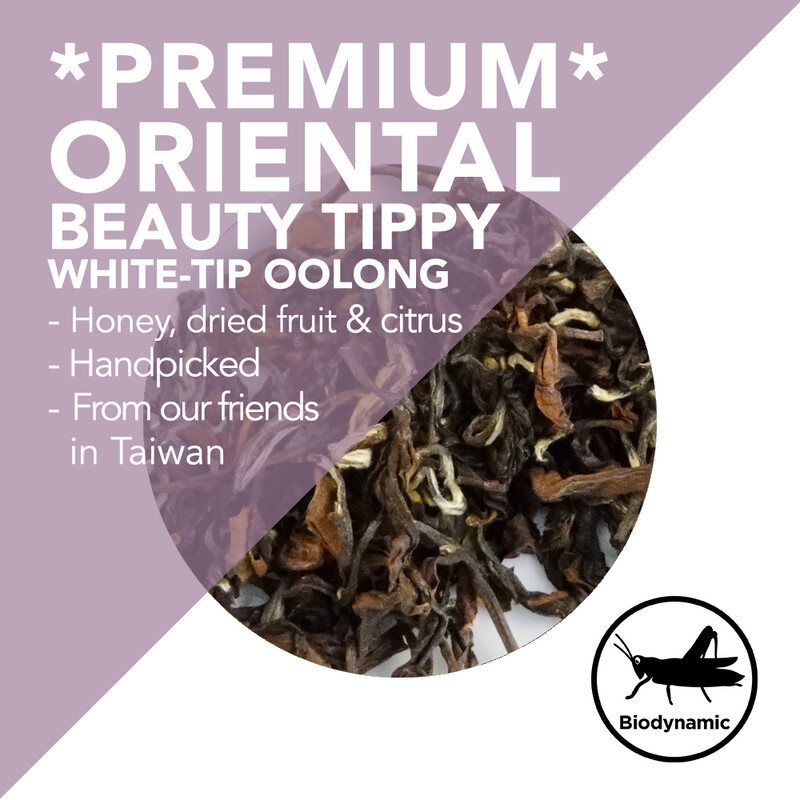 *Premium* Oriental Beauty Tea - Tippy White-Tip Oolong -  Handpicked