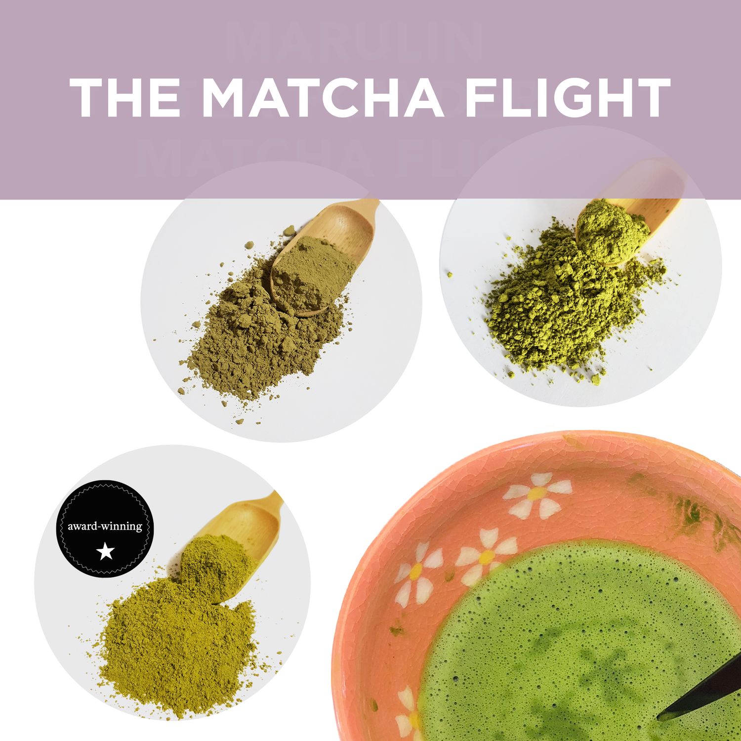 Marulin Matcha Flight:  3-Pack Collection