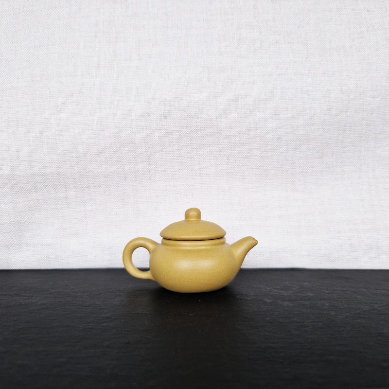 Super Cute Thimble-sized Mini Teapot - Classic Sandstone