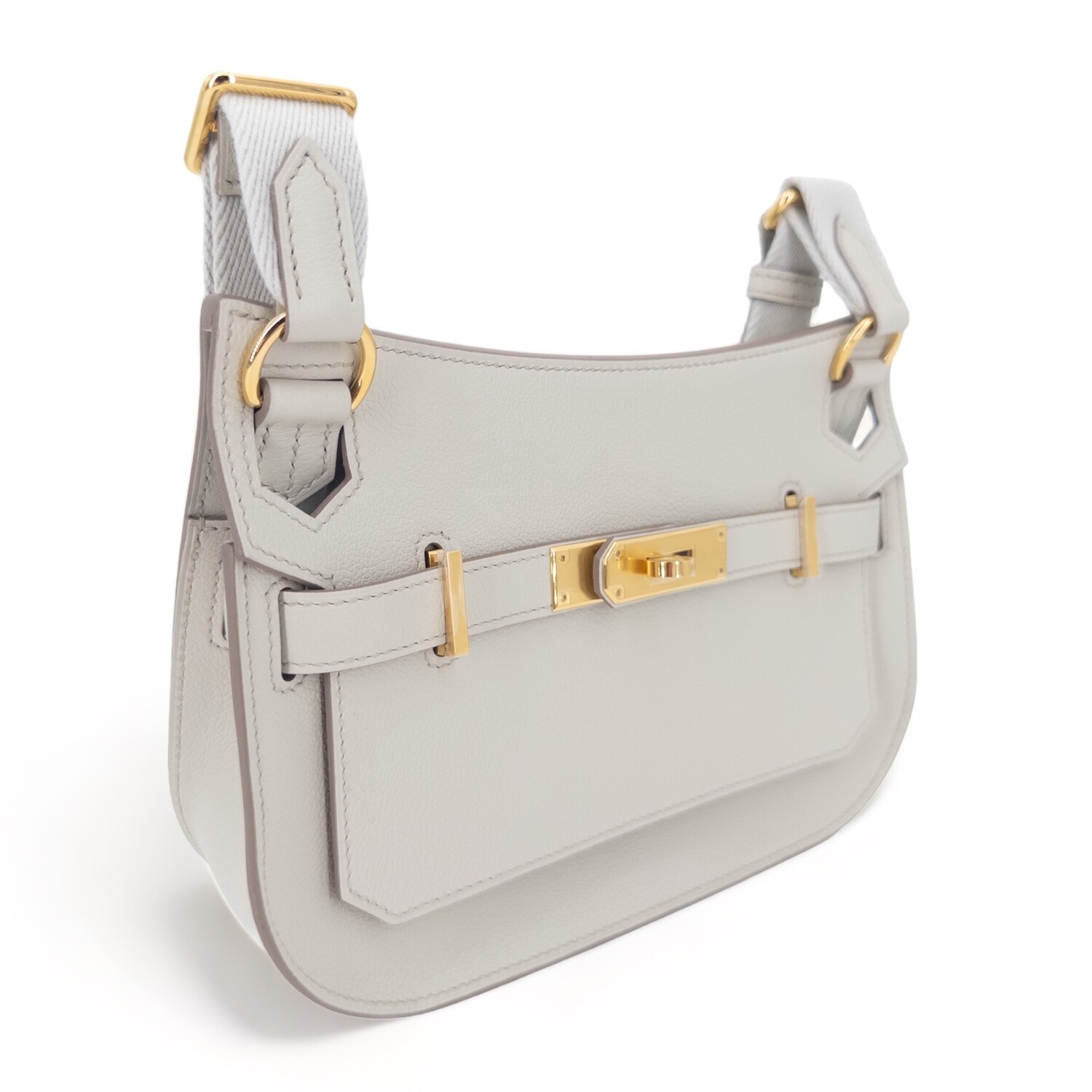 Hermes Beton Evercolor Mini Jypsiere Bag Gold Hardware