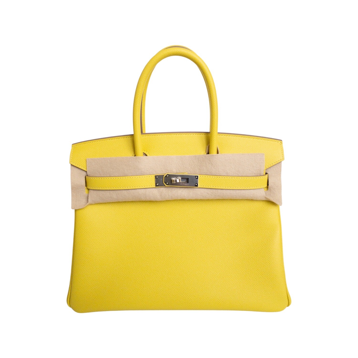 Hermes Birkin Bag 30 Lime Epsom Palladium Hardware
