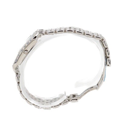 Hermes Cape Cod Steel Watch Diamond-Set Small Model 31 mm