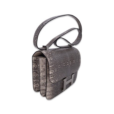 Hermes Constance Bag 24 Ombré Lizard Palladium Hardware