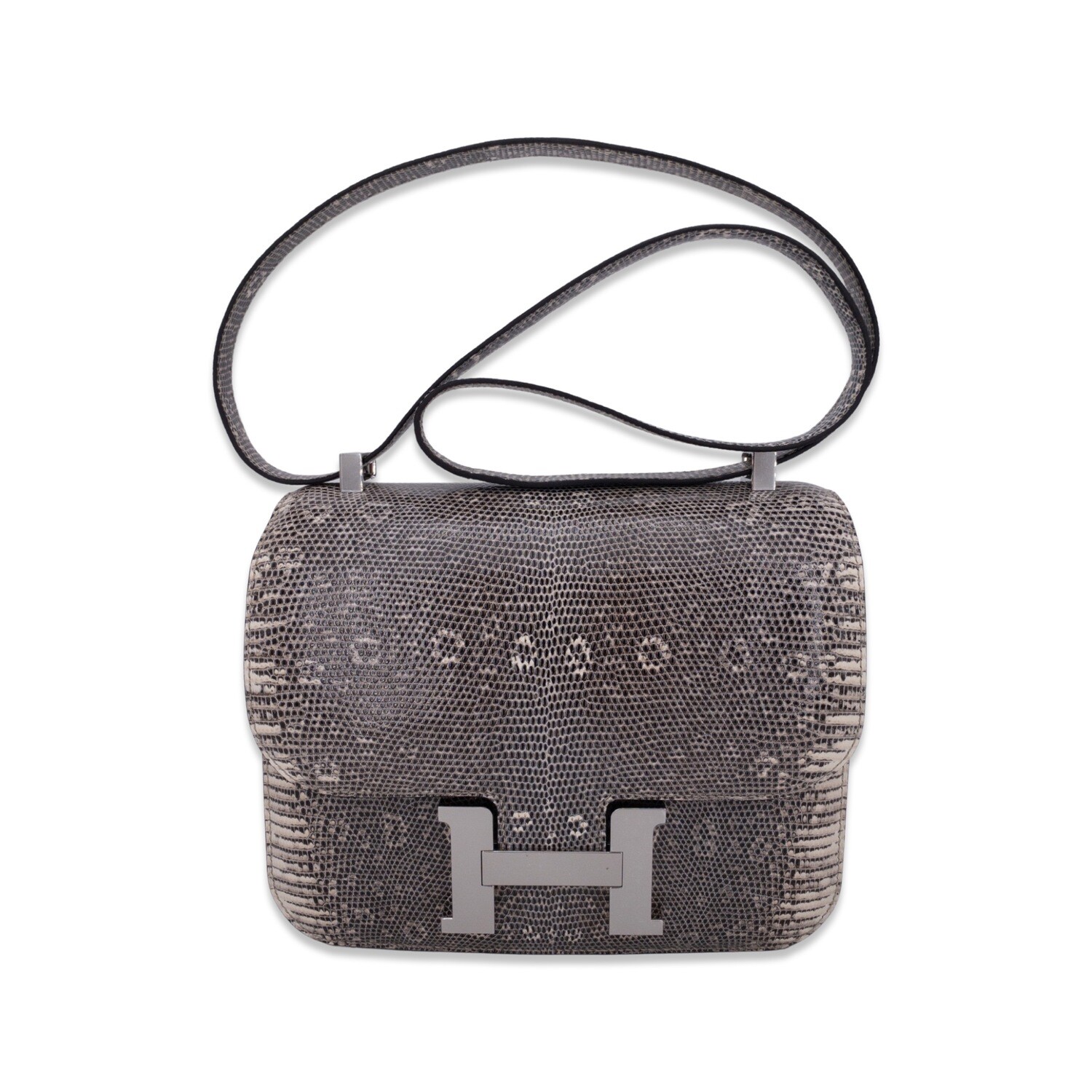 Hermes Constance Bag 24 Ombré Lizard Palladium Hardware