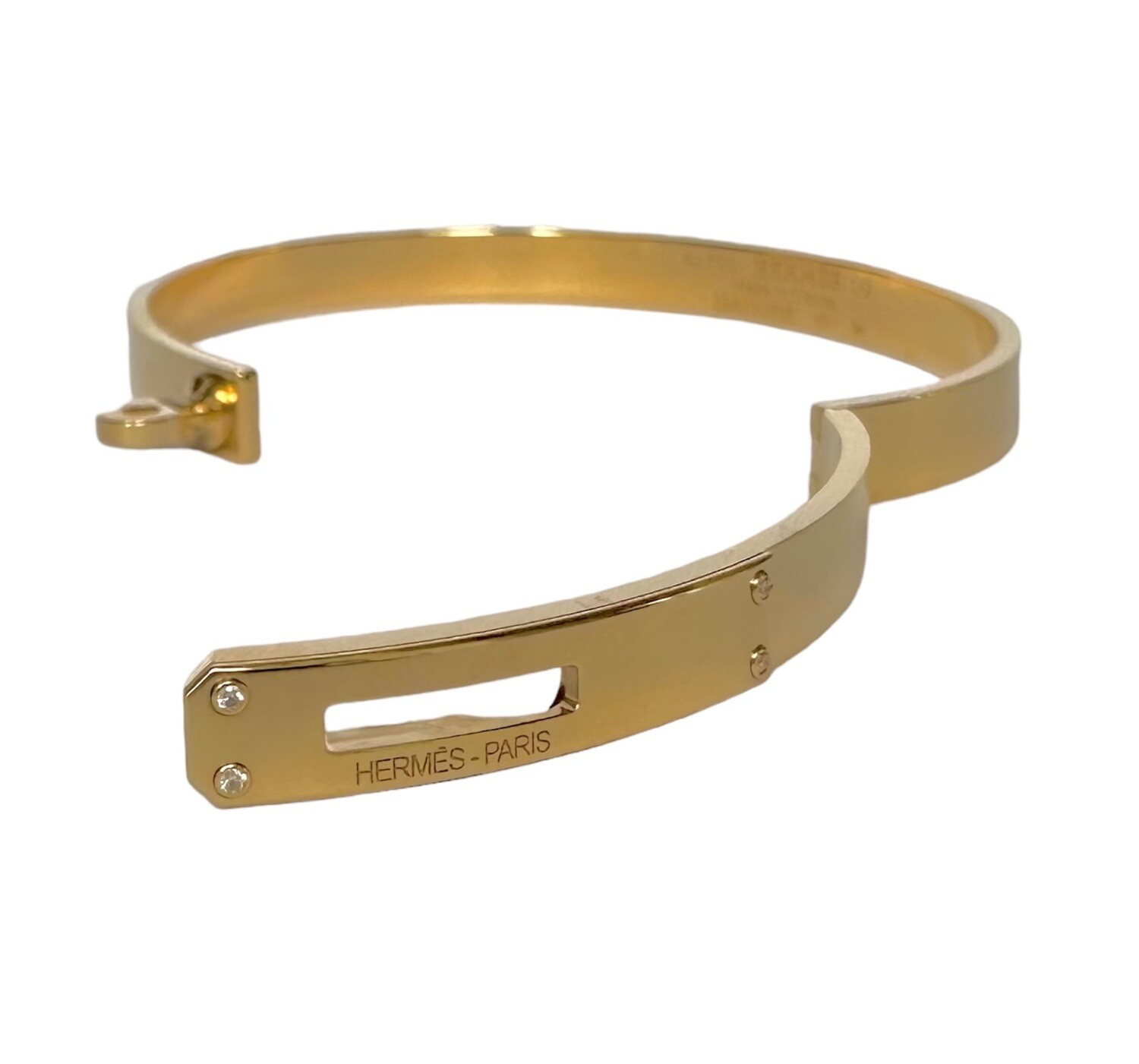 Hermes Kelly Bracelet in  Yellow Gold Size LG