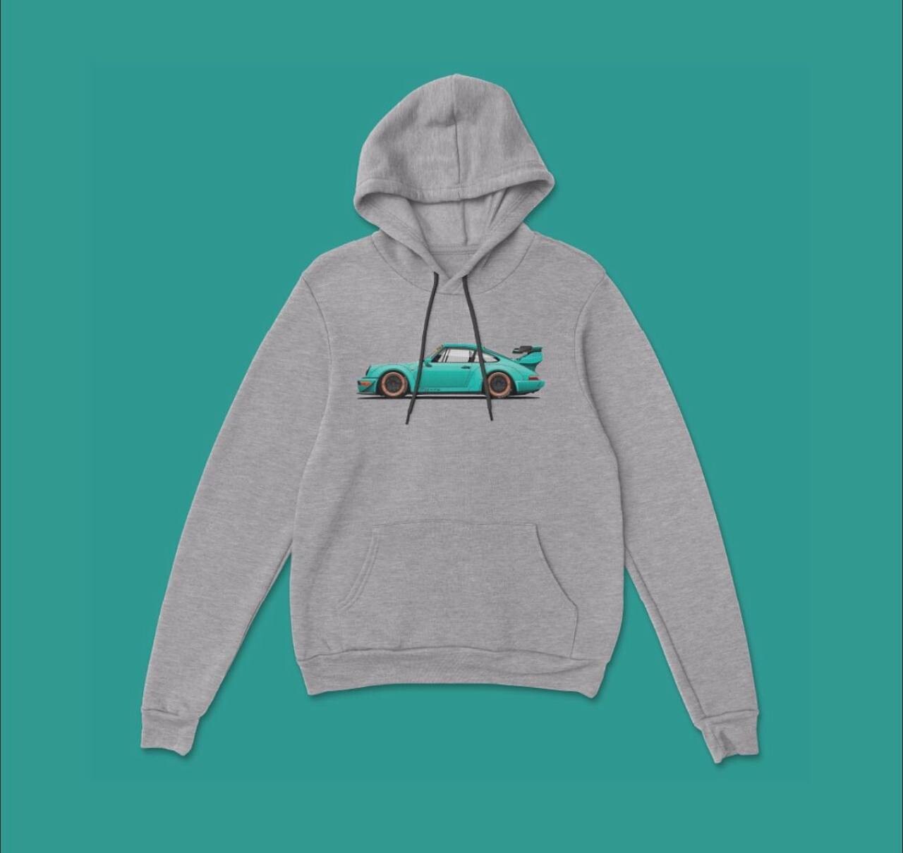 Porcshe Hoodie Grey