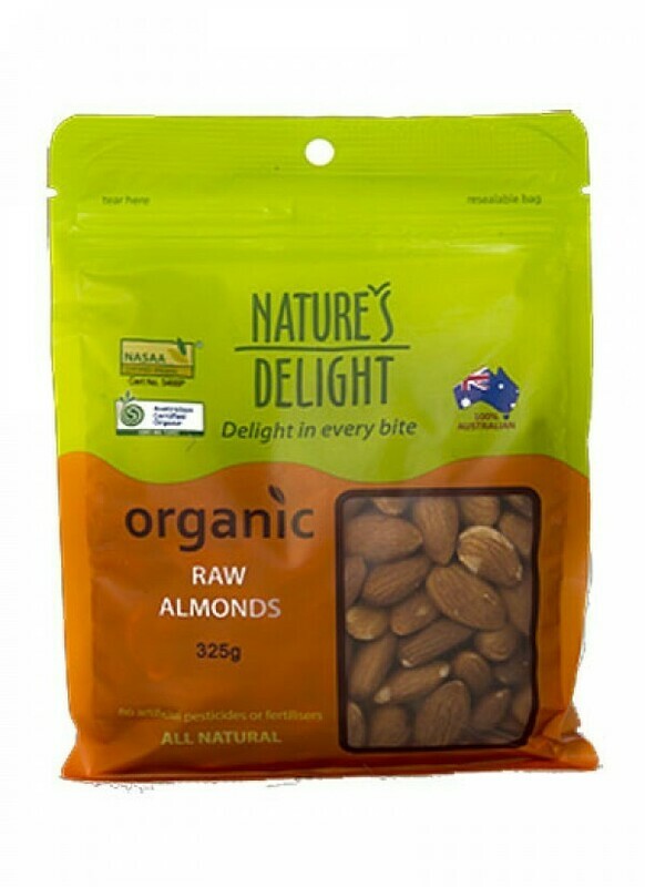 Nature&#39;s Delight Organic Raw Almonds