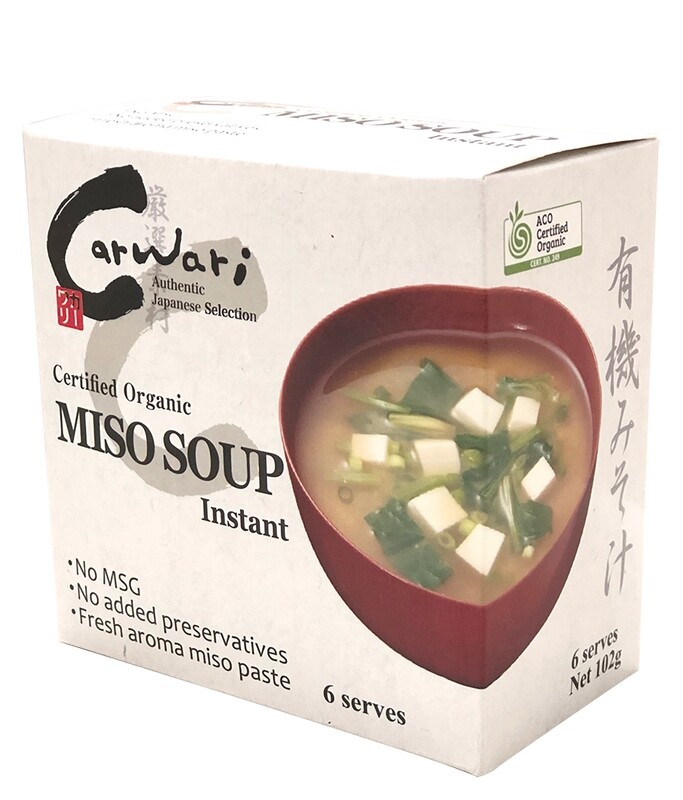 Miso Soup Instant Carwari Australia The Vitamin Outlet