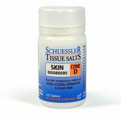 Schuessler Tissue Salts Tablets Comb A to K, Size: 125 Tablets, Colours: Comb D