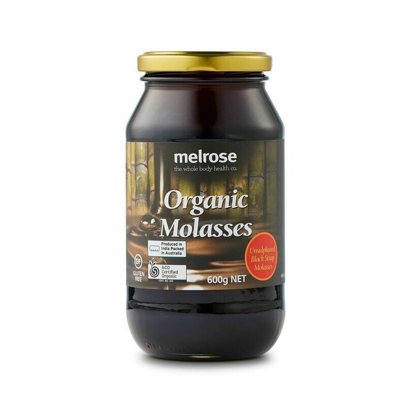 Organic Unsulphured Black Strap Molasses Melrose Health The Vitamin