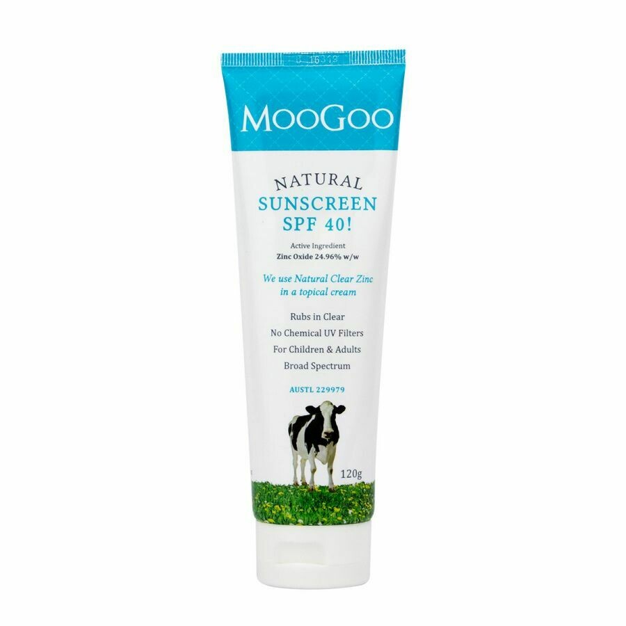 MooGoo Natural Sunscreen SPF 40, Size: 120g