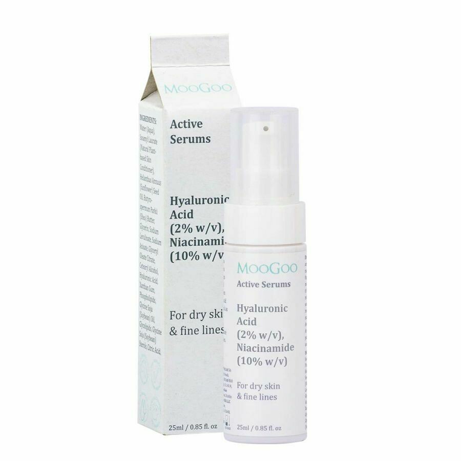 MooGoo Hyaluronic Acid (2% w/v), Niacinamide (10% w/v) Active Serum