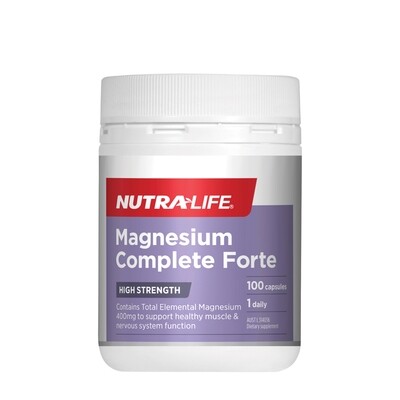 Nutralife Magnesium Complete Forte, Size: 100 capsules