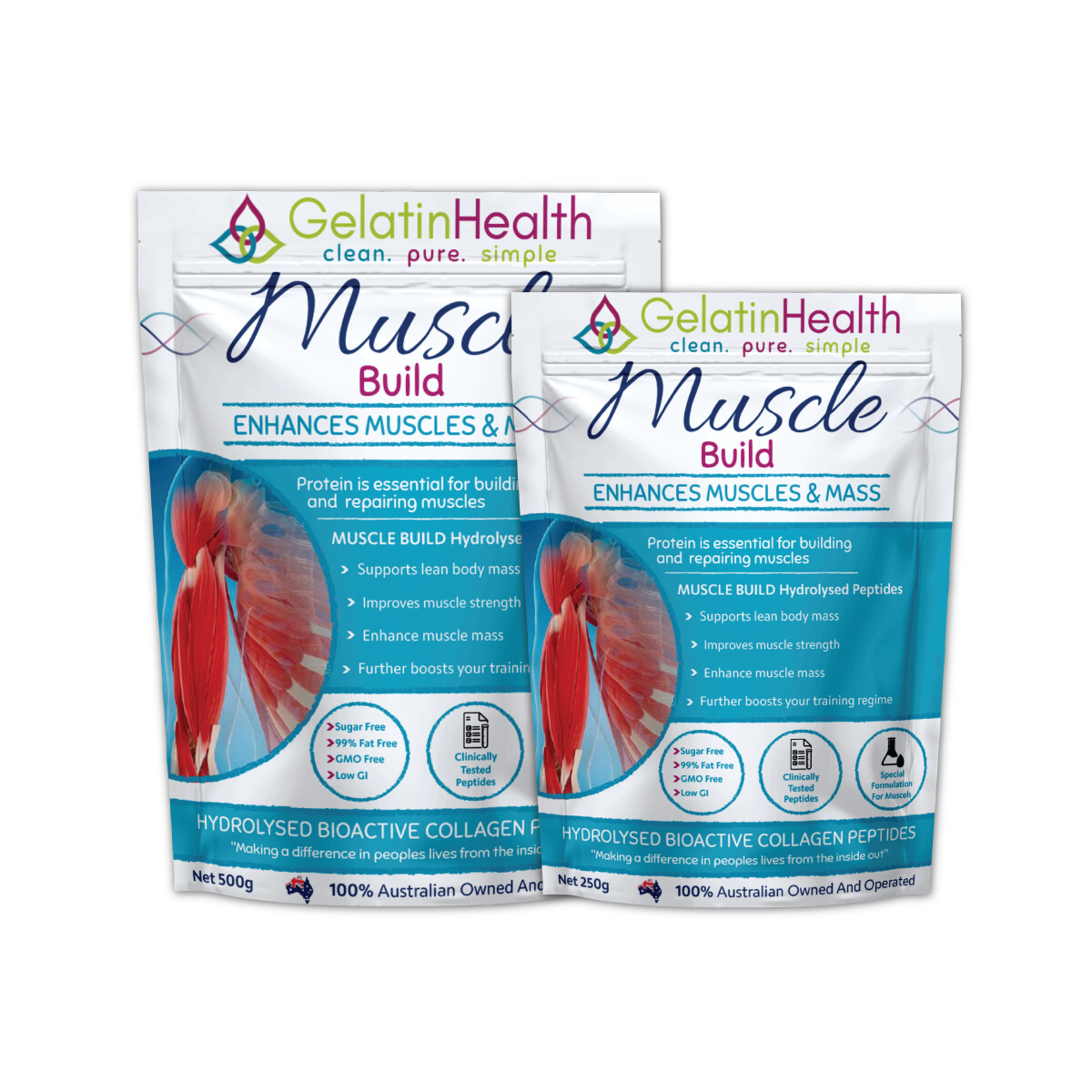 Muscle Build Gelatin Health The Vitamin Outlet