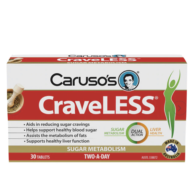 Caruso&#39;s CraveLESS, Size: 30 Tablets