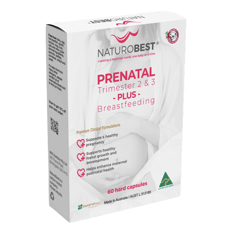 Prenatal Trimester 2 & 3 Plus Breastfeeding Naturobest The Vitamin