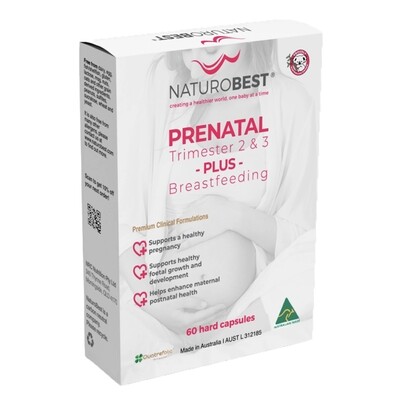 Naturobest Prenatal Trimester 2 &amp; 3 Plus Breastfeeding