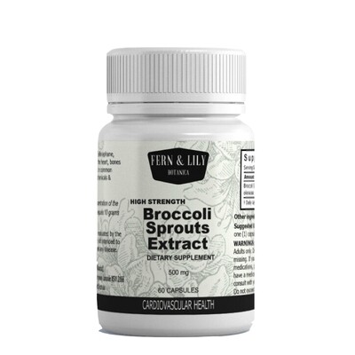 Fern &amp; Lily Botanica Broccoli Sprouts Extract Capsules 500mg