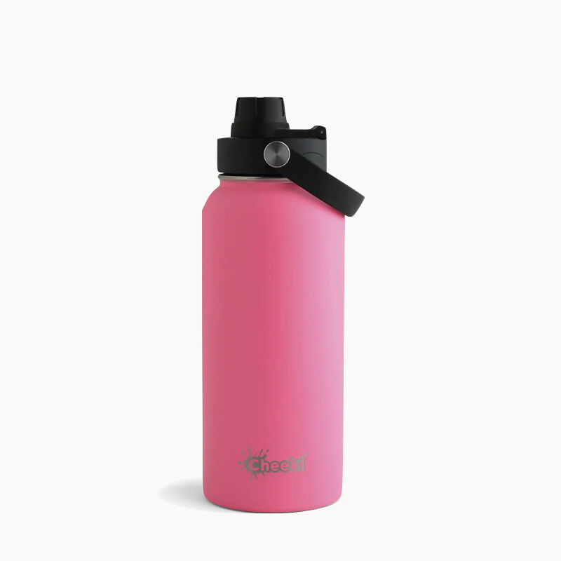 Cheeki Insulated 1L Adventure Bottle, Colour: Magenta