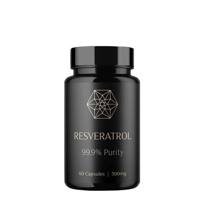 Nature&#39;s Body Resveratrol Capsules 100% Pure 500mg (Third Party Lab Tested)