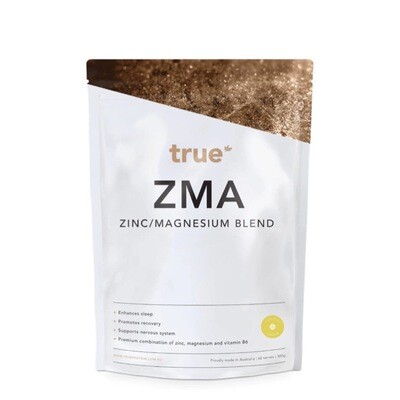 TRUE Protein ZMA - Zinc &amp; Magnesium Powder, Size: 300g, Colours: Lemon Burst