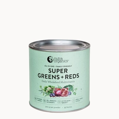 Nutra Organics Super Greens & Reds Powder