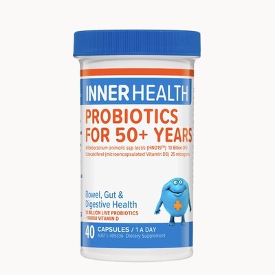 Inner Health Probiotic for 50+ Years Inner Health Probiotic for 50+ Years