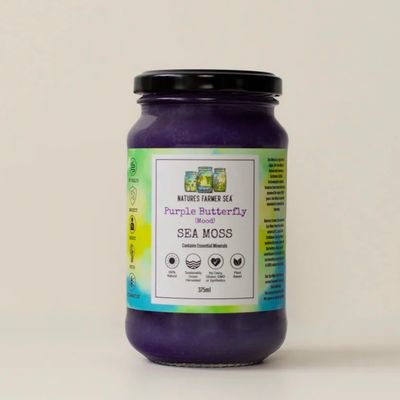 Natures Farmer Sea Sea Moss Gel - Butterfly Pea