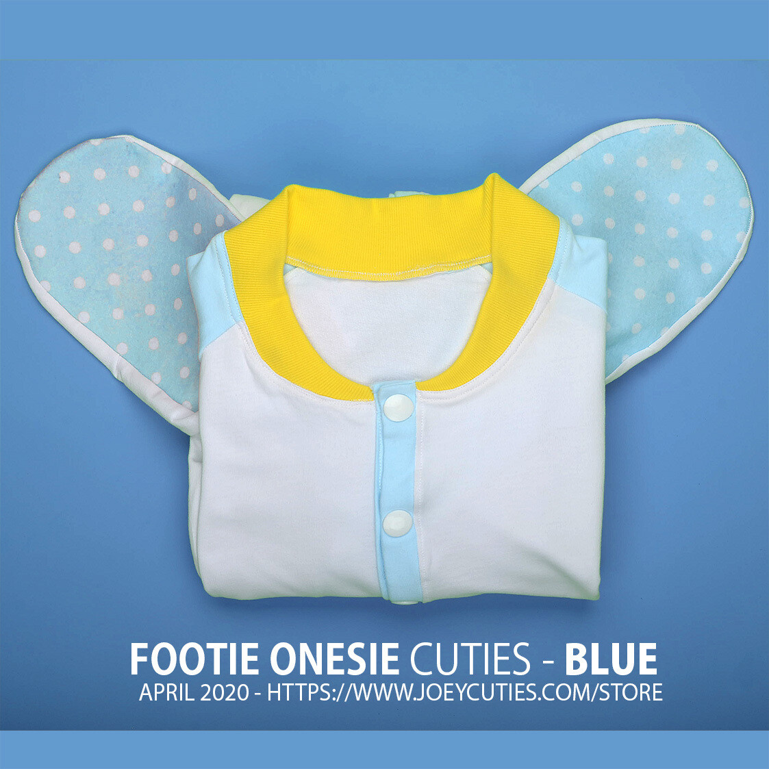 Footie Onesie Cuties - Blue (April 2020 Edition)