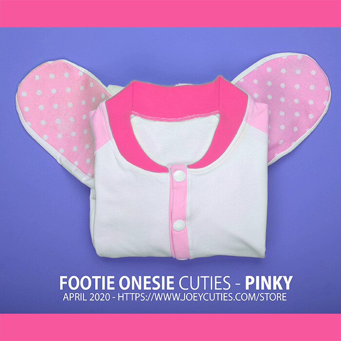 Footie Onesie Cuties - Pink (April 2020 Edition)