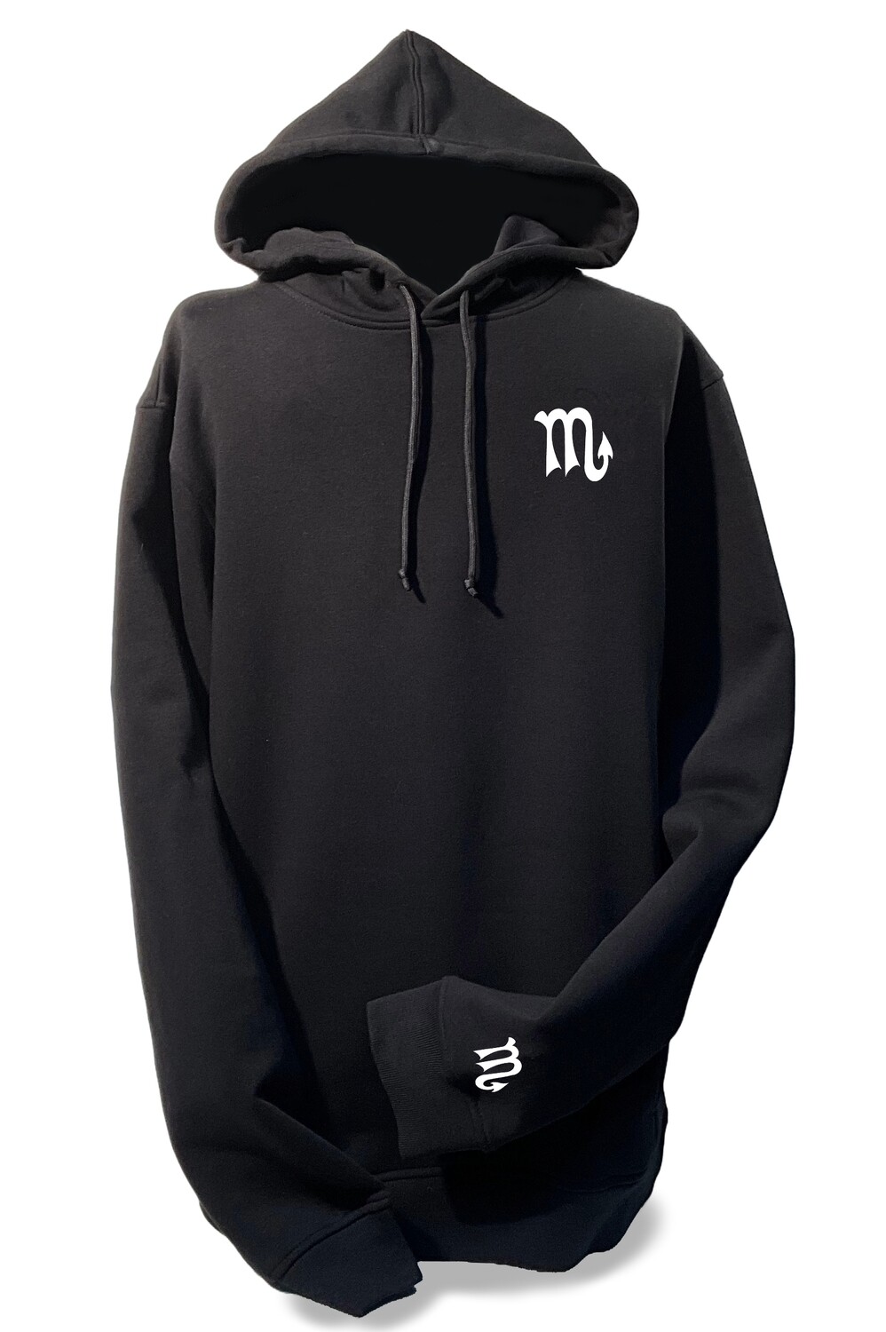 Hoodie horoscoop logo zwart