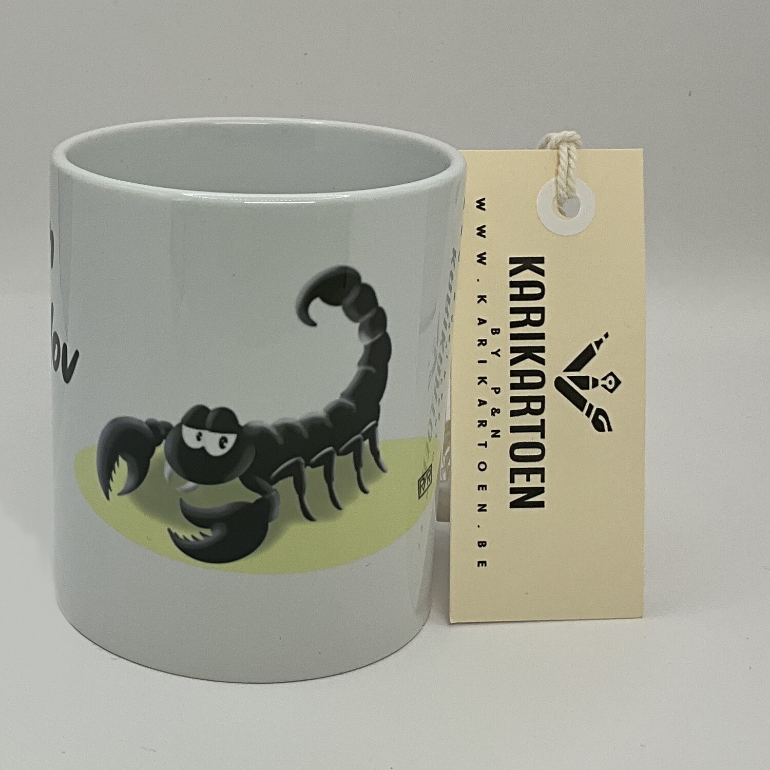 Koffiemok - Horoscoop - Cartoon - Schorpioen