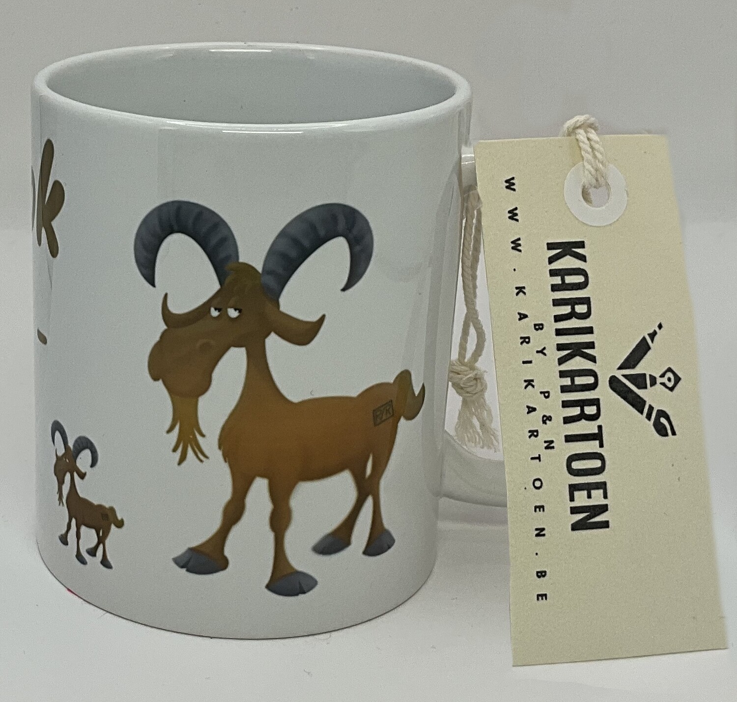 Koffiemok - Horoscoop - Cartoon - Steenbok