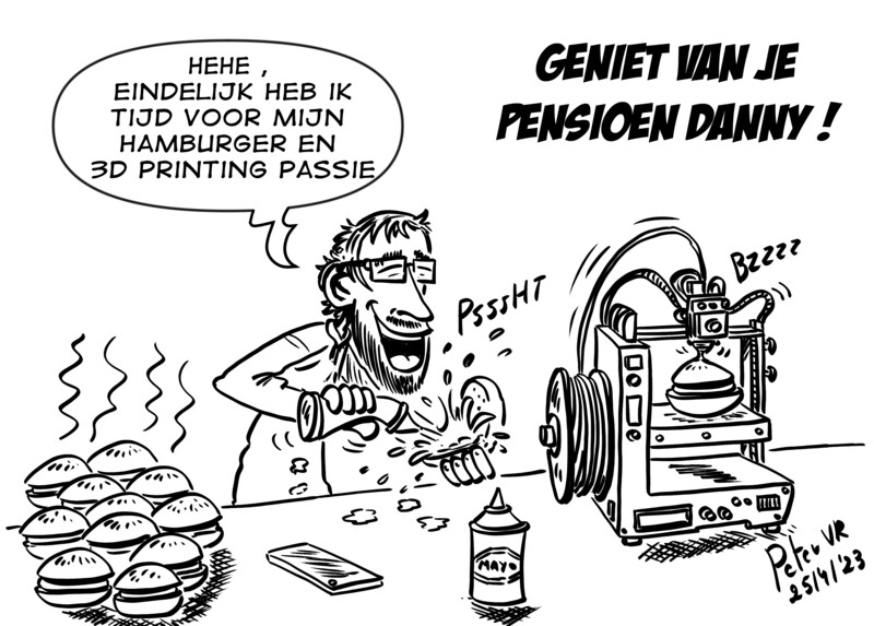 Cartoon zwart-wit op papier