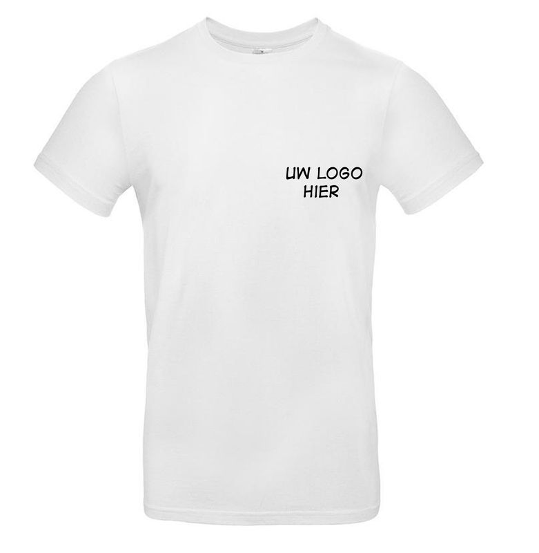 T-shirt met eigen aangleverd logo