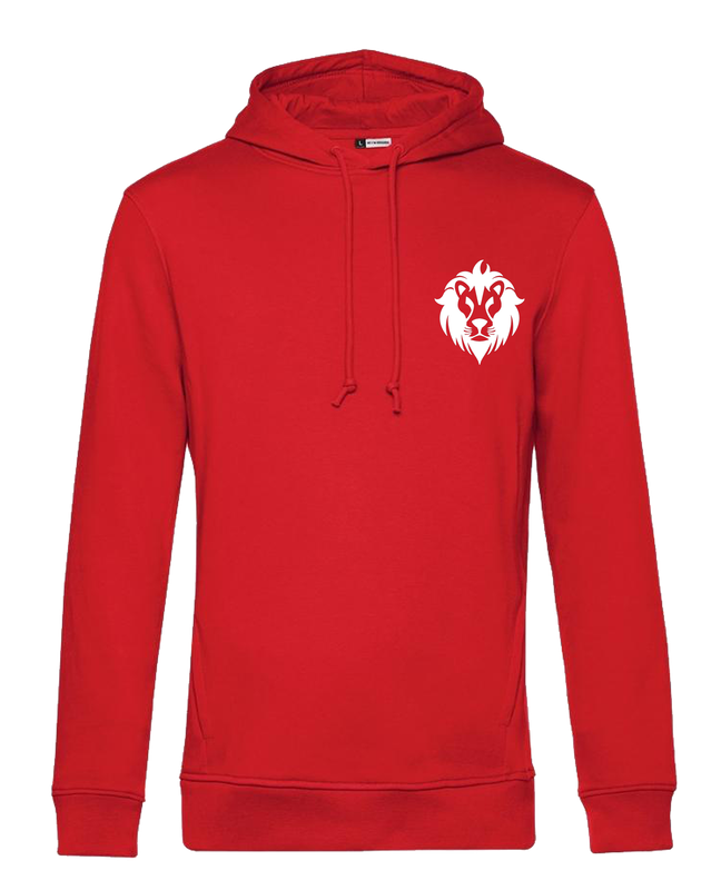Hoodie logo Leeuw wit