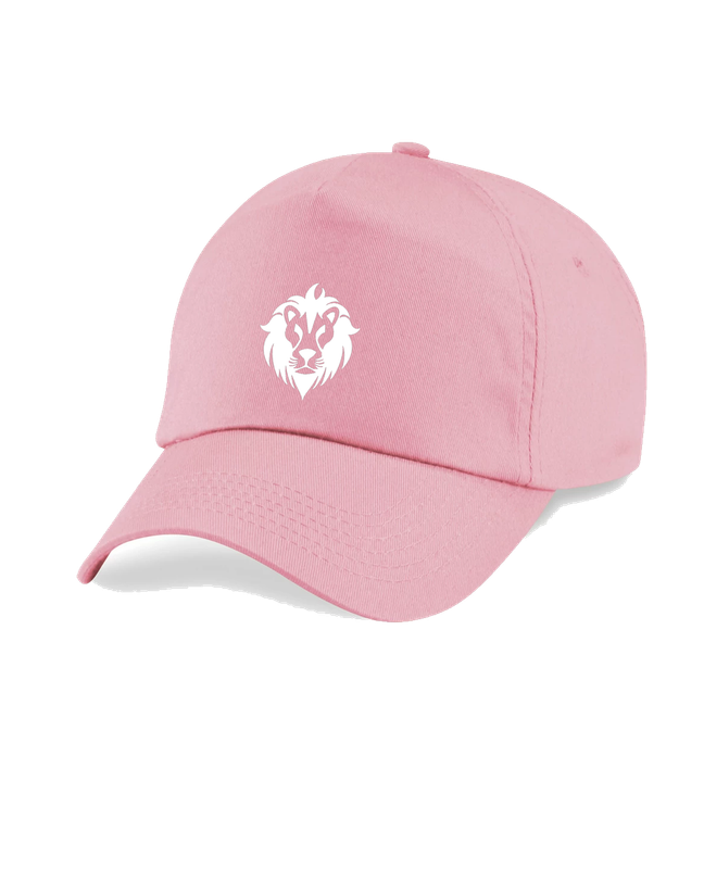 Pet junior logo Leeuw wit