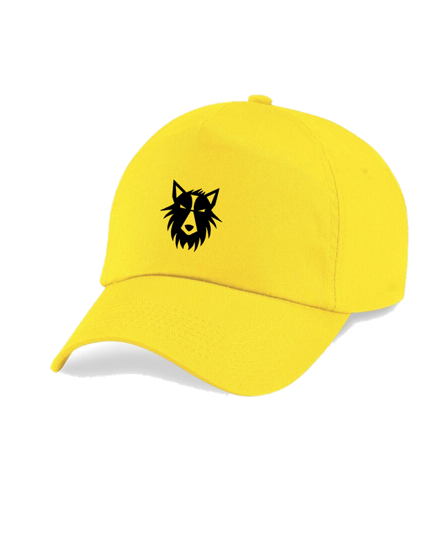 Pet junior logo Wolf zwart
