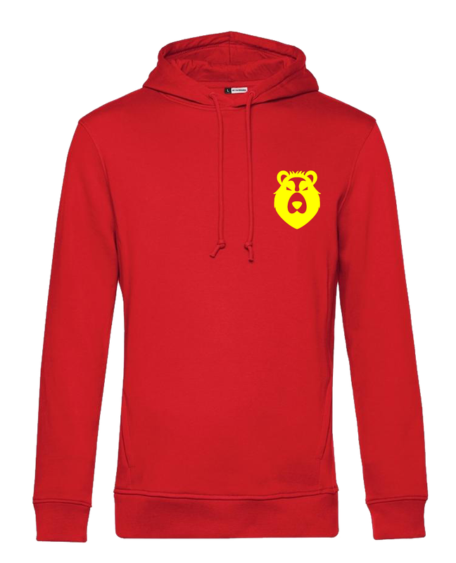 Hoodie logo Beer geel