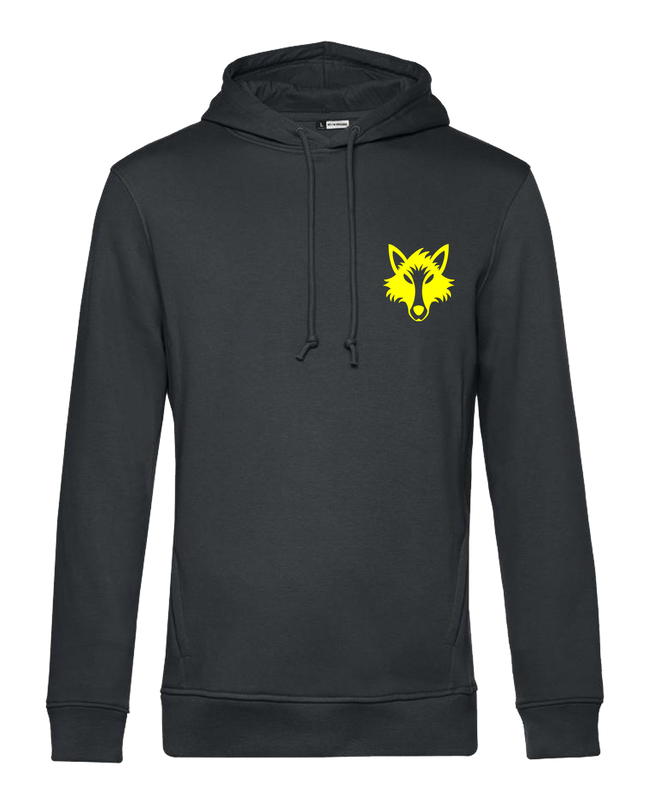 Hoodie logo Vos geel