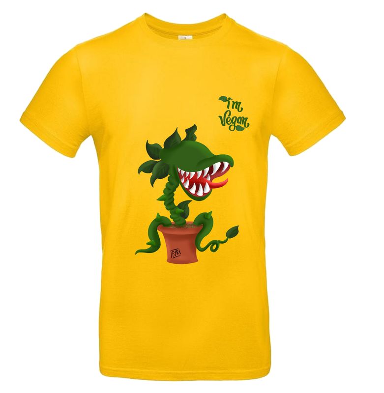 T-shirt met unieke tekening Vegan