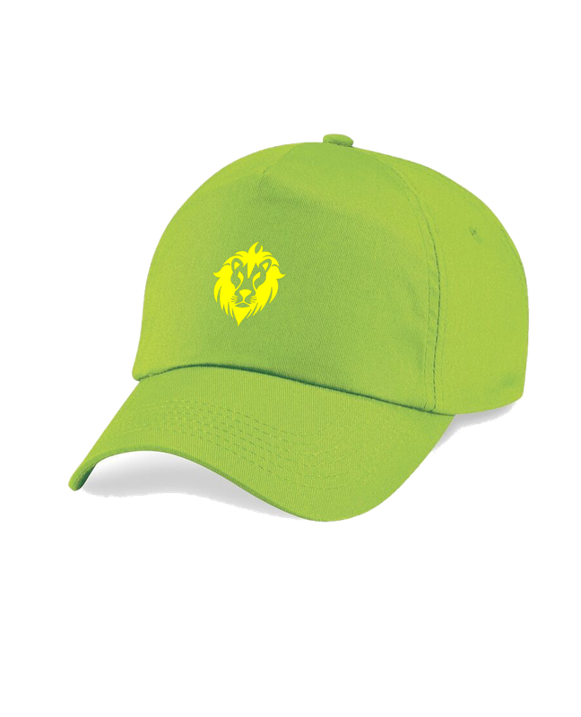 Pet junior logo Leeuw geel