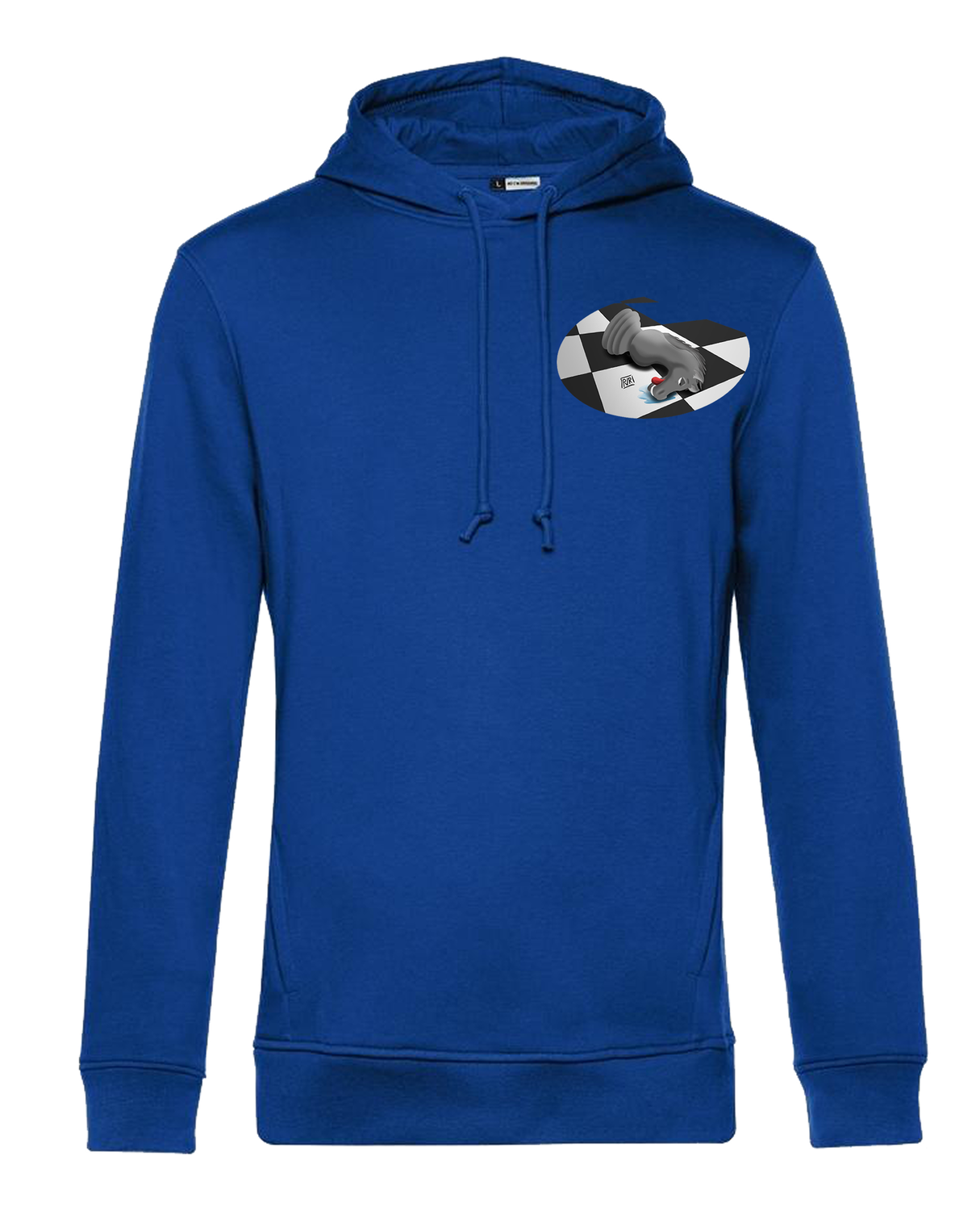 Hoodie met unieke tekening Schaak Paard