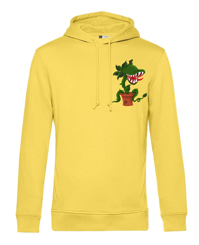 Hoodie met unieke tekening Vleesetende plant