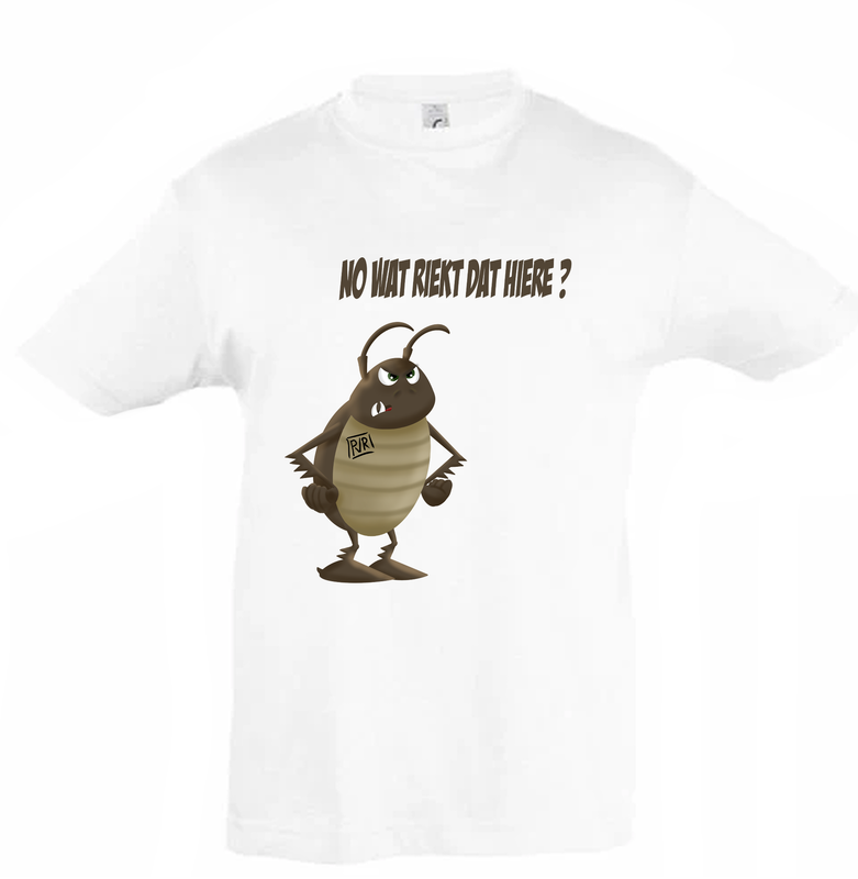 T-shirt kids jongens unieke tekening Insect