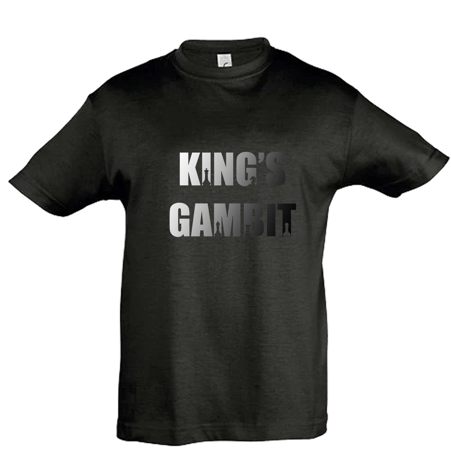 T-shirt kids jongens unieke tekening Schaak