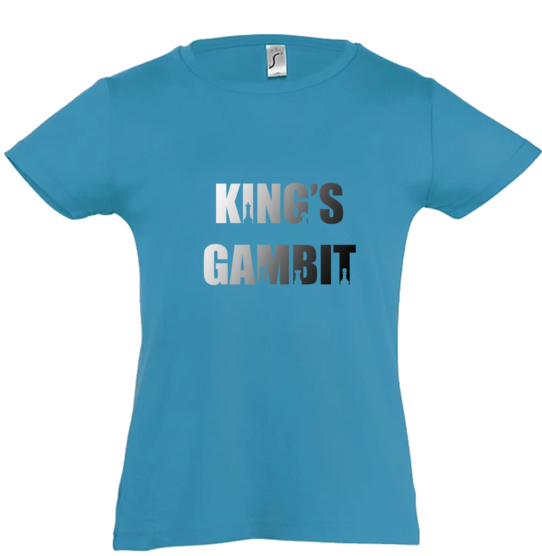 T-shirt kids meisjes unieke tekening Schaak